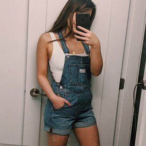Levi's Vintage Shortall Denim Overalls - Size S